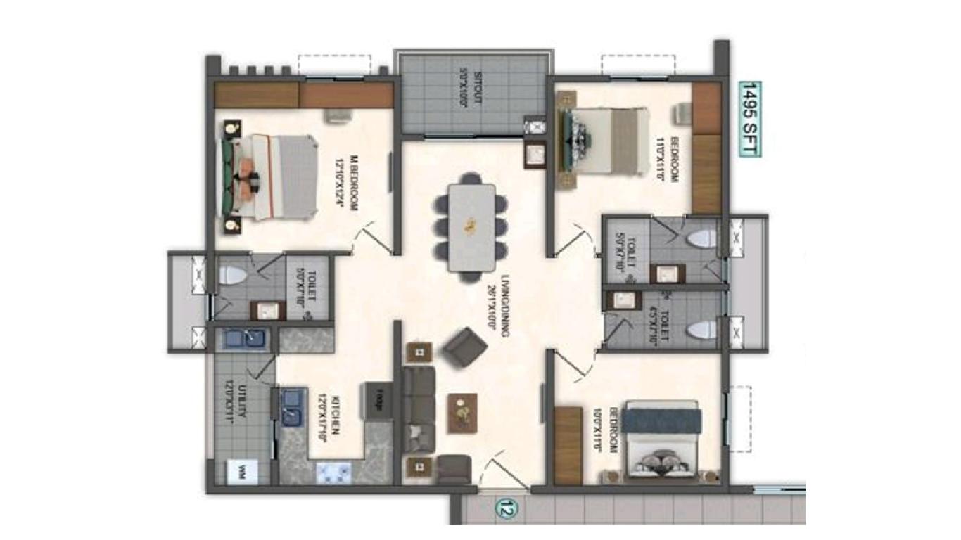 Sowparnika Sanvi Phase 2 Whitefield-floor plan 2.jpg